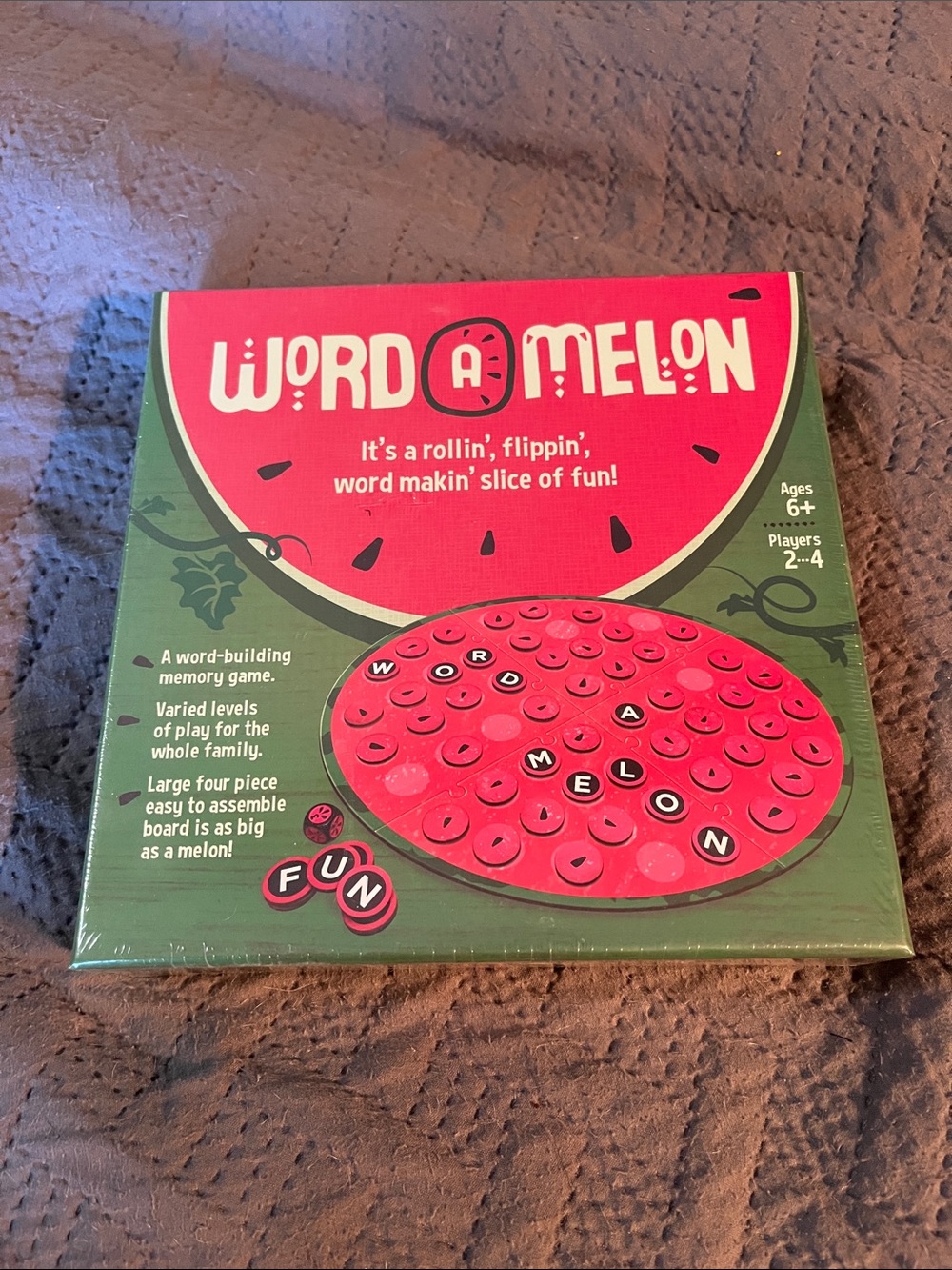 Game - Pink and Green Word-Building Family Game